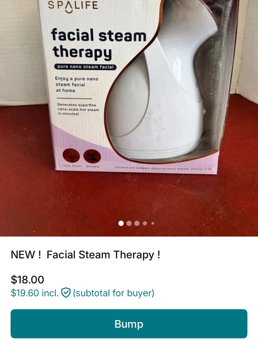 Spalife White Facial Steam Therapy - NEW! Self care or a great Gift !